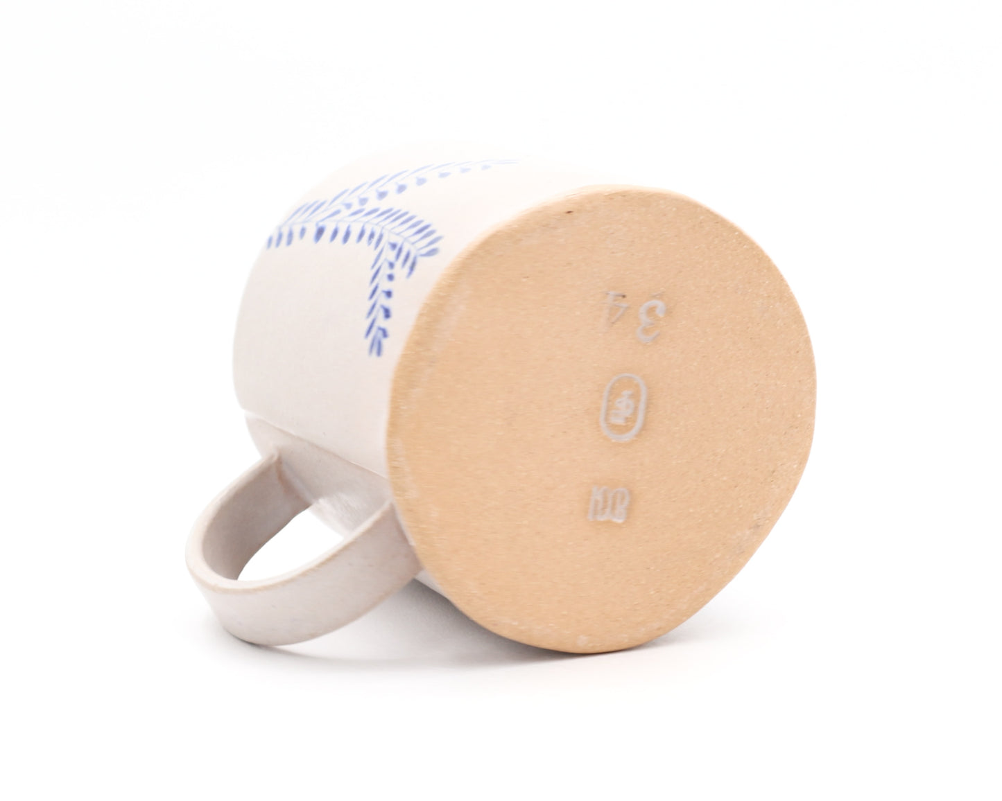HAND-PAINTED CERAMIC COFFEE MUG - #5066