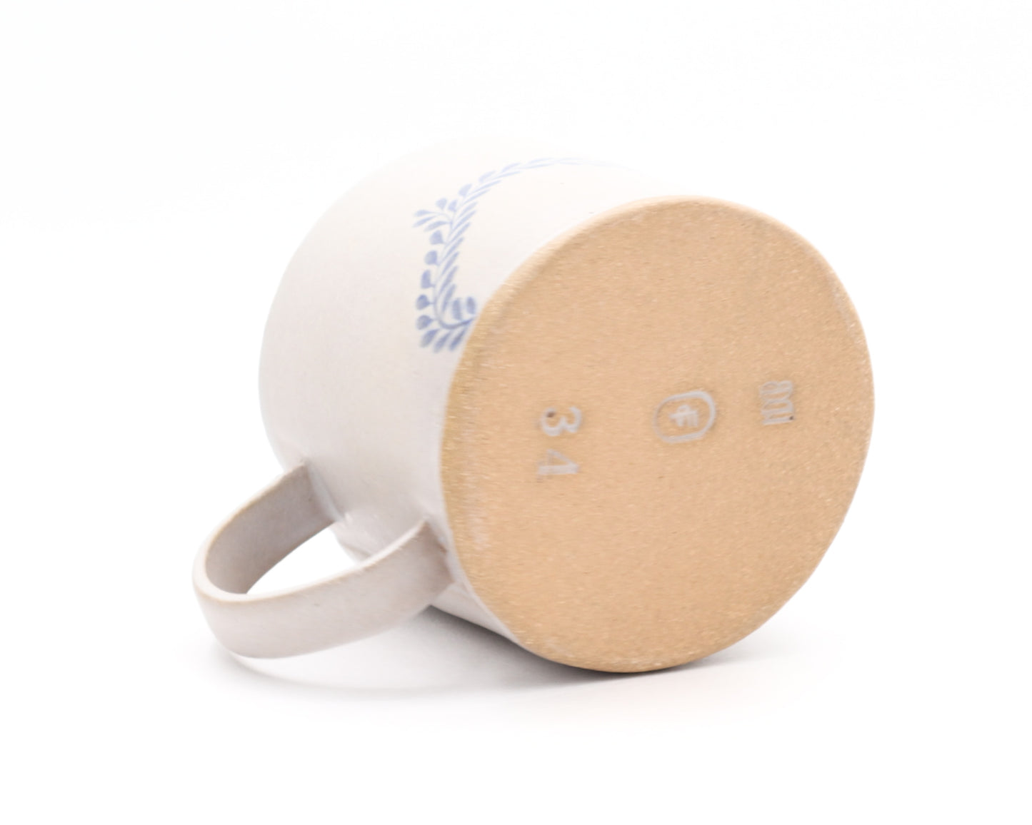 HAND-PAINTED CERAMIC COFFEE MUG - #5073