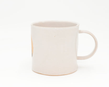 HAND-PAINTED CERAMIC COFFEE MUG - #5184