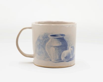 HAND-PAINTED CERAMIC COFFEE MUG - #5223