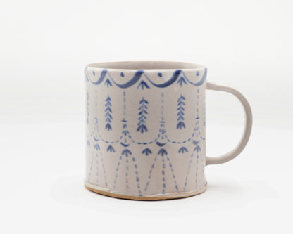 HAND-PAINTED CERAMIC COFFEE MUG - #5224