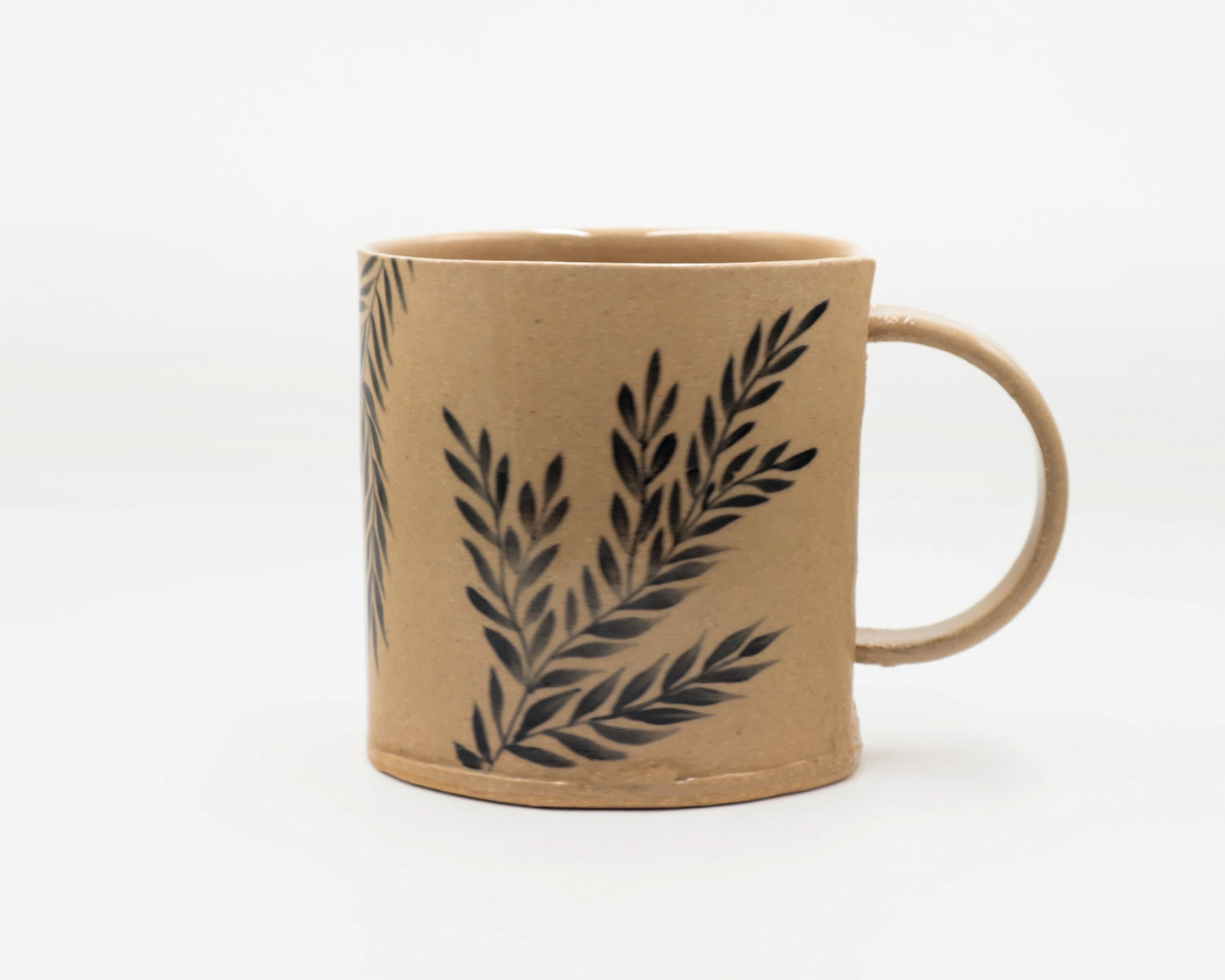 HAND-PAINTED CERAMIC COFFEE MUG - #5228