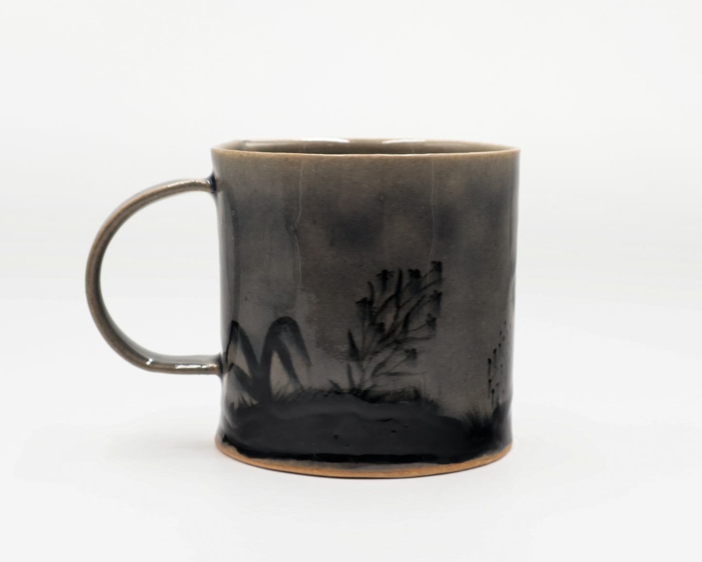 HAND-PAINTED CERAMIC COFFEE MUG - #5230
