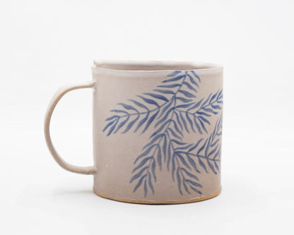 HAND-PAINTED CERAMIC COFFEE MUG - #5243