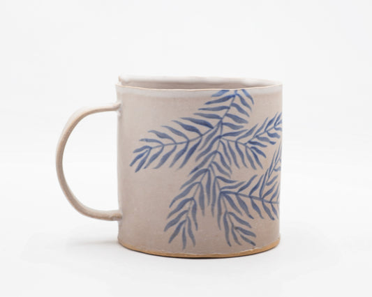 HAND-PAINTED CERAMIC COFFEE MUG - #5243