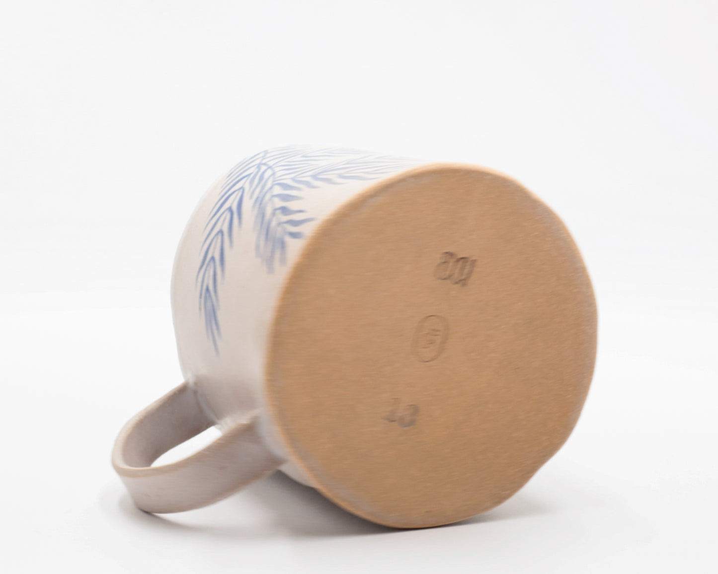 HAND-PAINTED CERAMIC COFFEE MUG - #5243