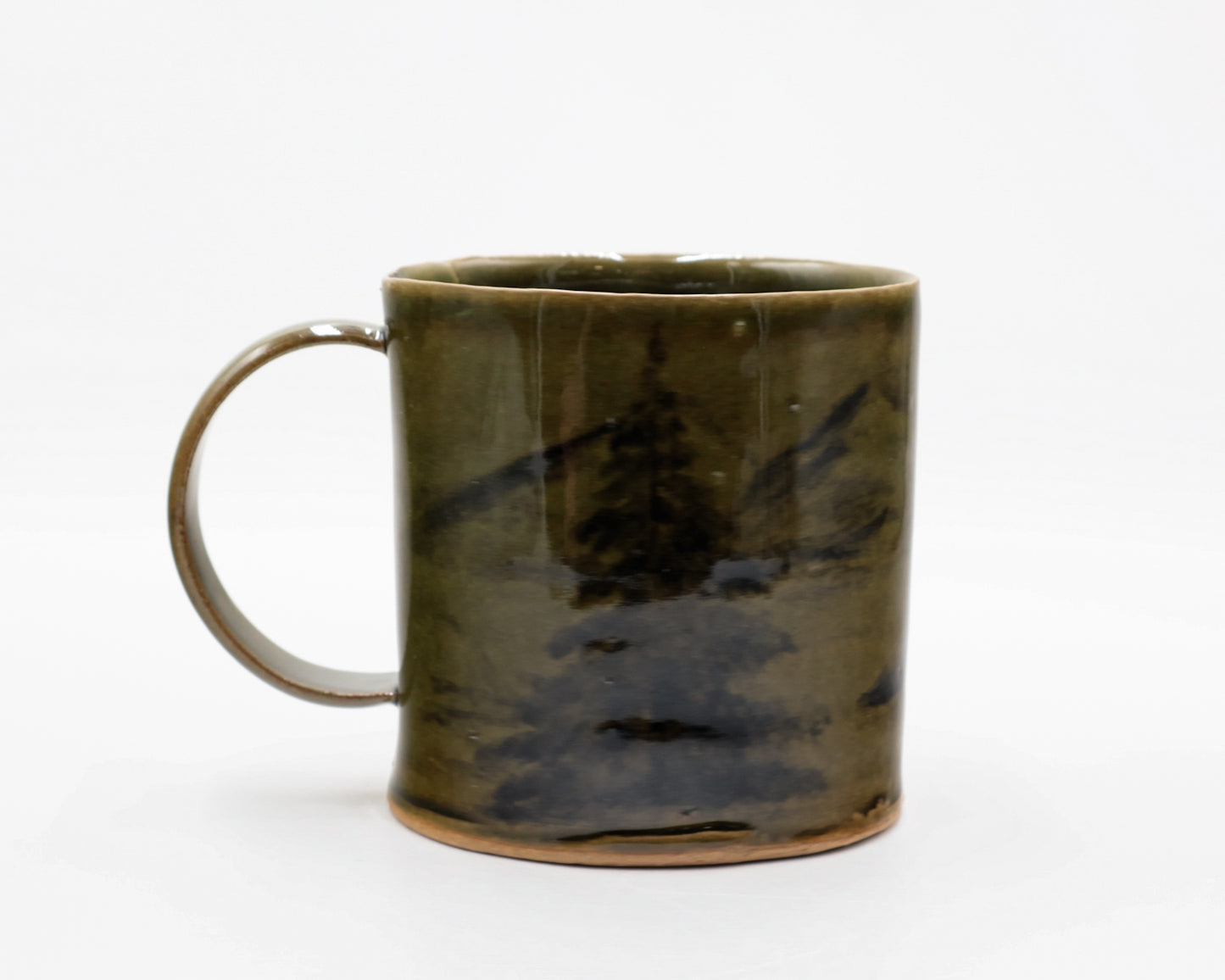 HAND-PAINTED CERAMIC COFFEE MUG - #5249