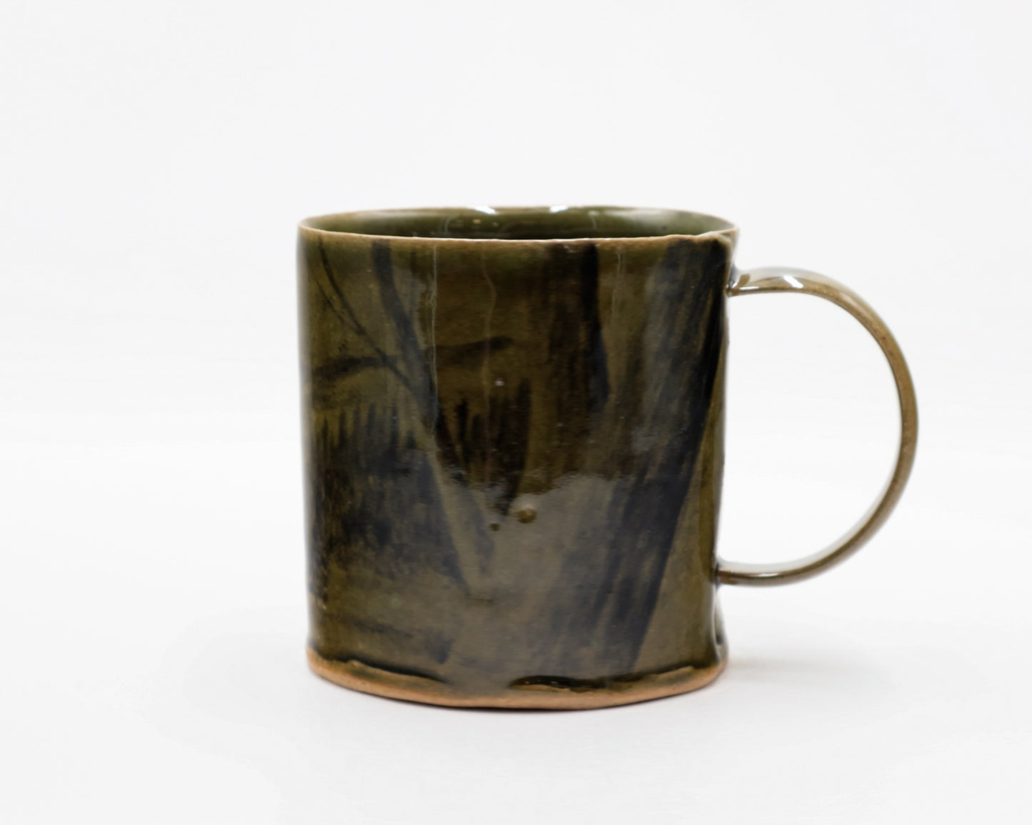 HAND-PAINTED CERAMIC COFFEE MUG - #5249