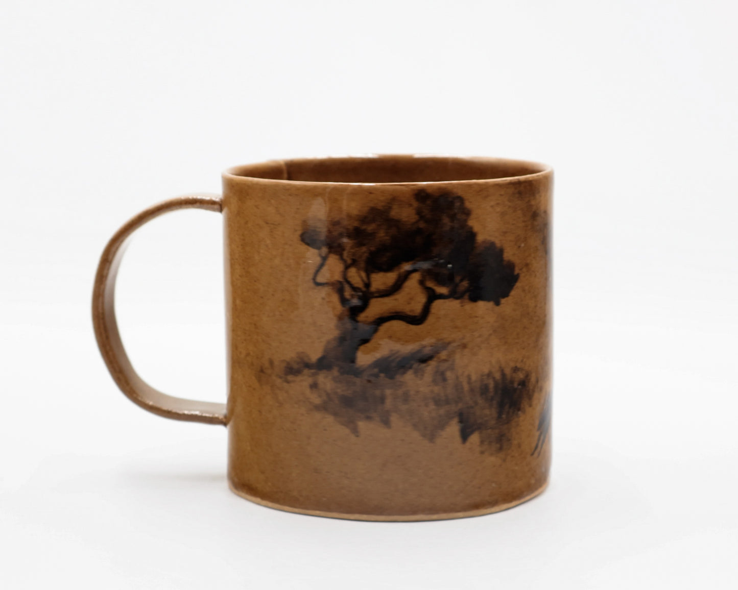 HAND-PAINTED CERAMIC COFFEE MUG - #5251
