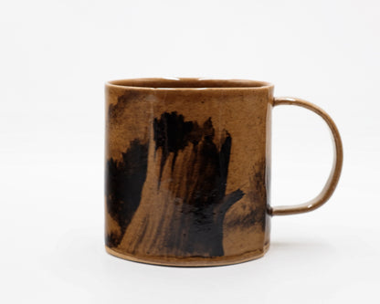 HAND-PAINTED CERAMIC COFFEE MUG - #5251