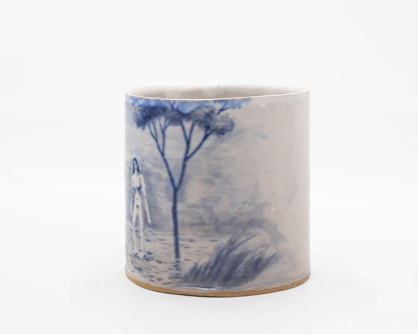 HAND-PAINTED CERAMIC COFFEE MUG - #5259