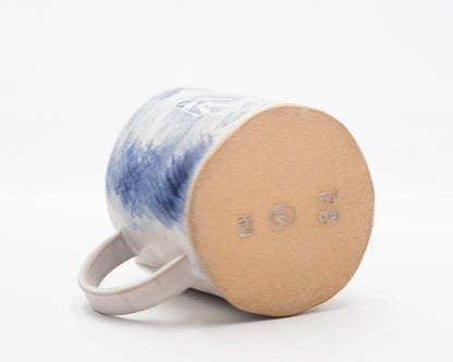 HAND-PAINTED CERAMIC COFFEE MUG - #5259