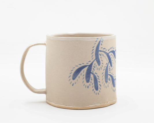 HAND-PAINTED CERAMIC COFFEE MUG - #5261