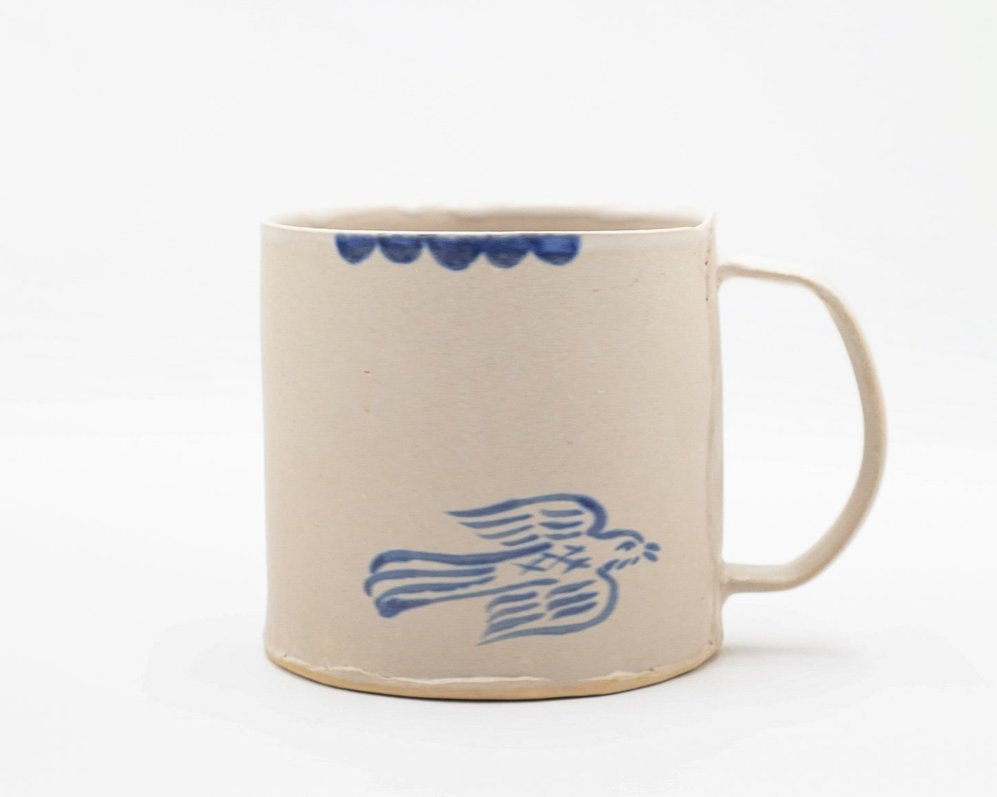 HAND-PAINTED CERAMIC COFFEE MUG - #5261