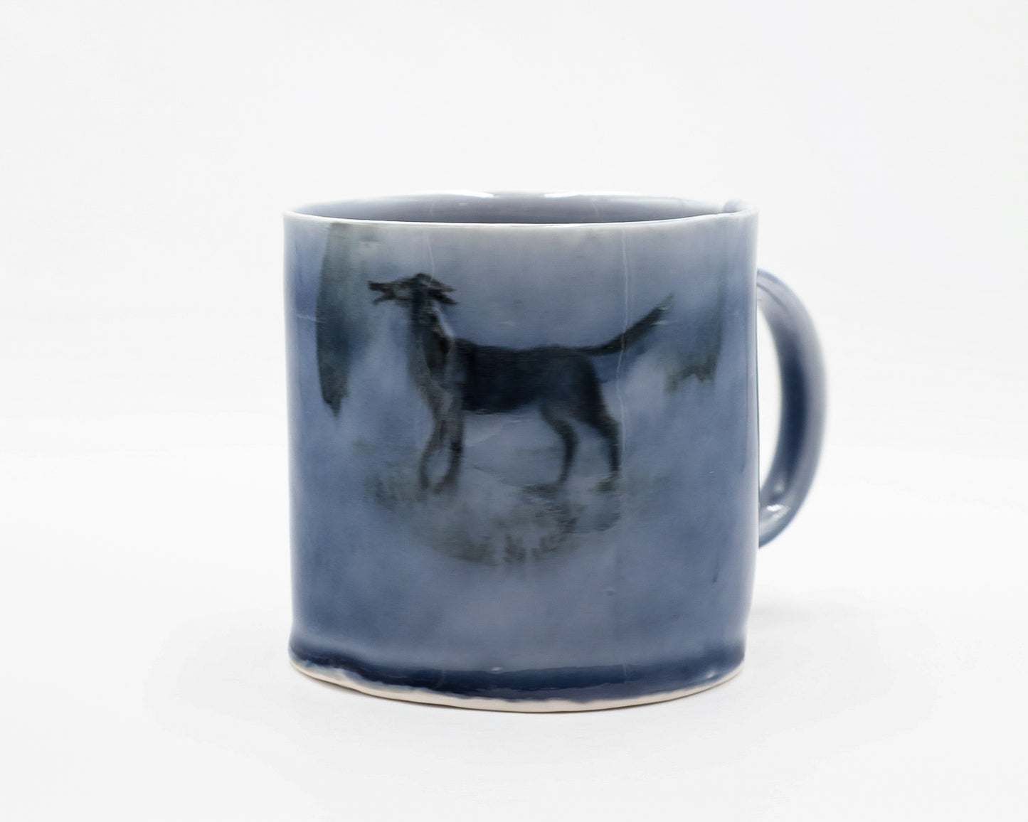 HAND-PAINTED CERAMIC COFFEE MUG - #5262