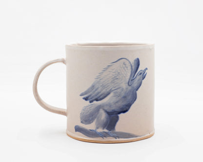 HAND-PAINTED CERAMIC COFFEE MUG - #5265