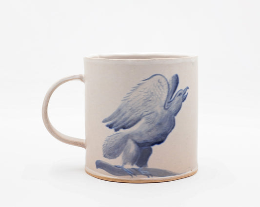 HAND-PAINTED CERAMIC COFFEE MUG - #5265