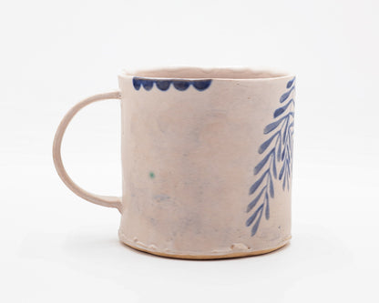 HAND-PAINTED CERAMIC COFFEE MUG - #5269