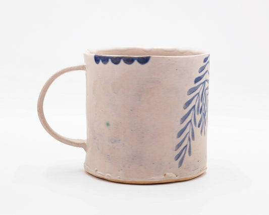 HAND-PAINTED CERAMIC COFFEE MUG - #5269