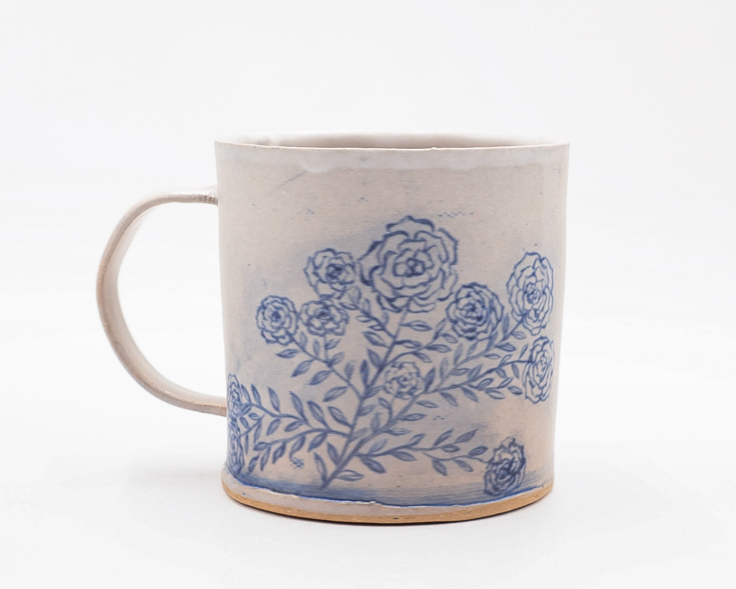 HAND-PAINTED CERAMIC COFFEE MUG - #5281