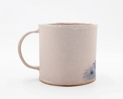 HAND-PAINTED CERAMIC COFFEE MUG - #5282