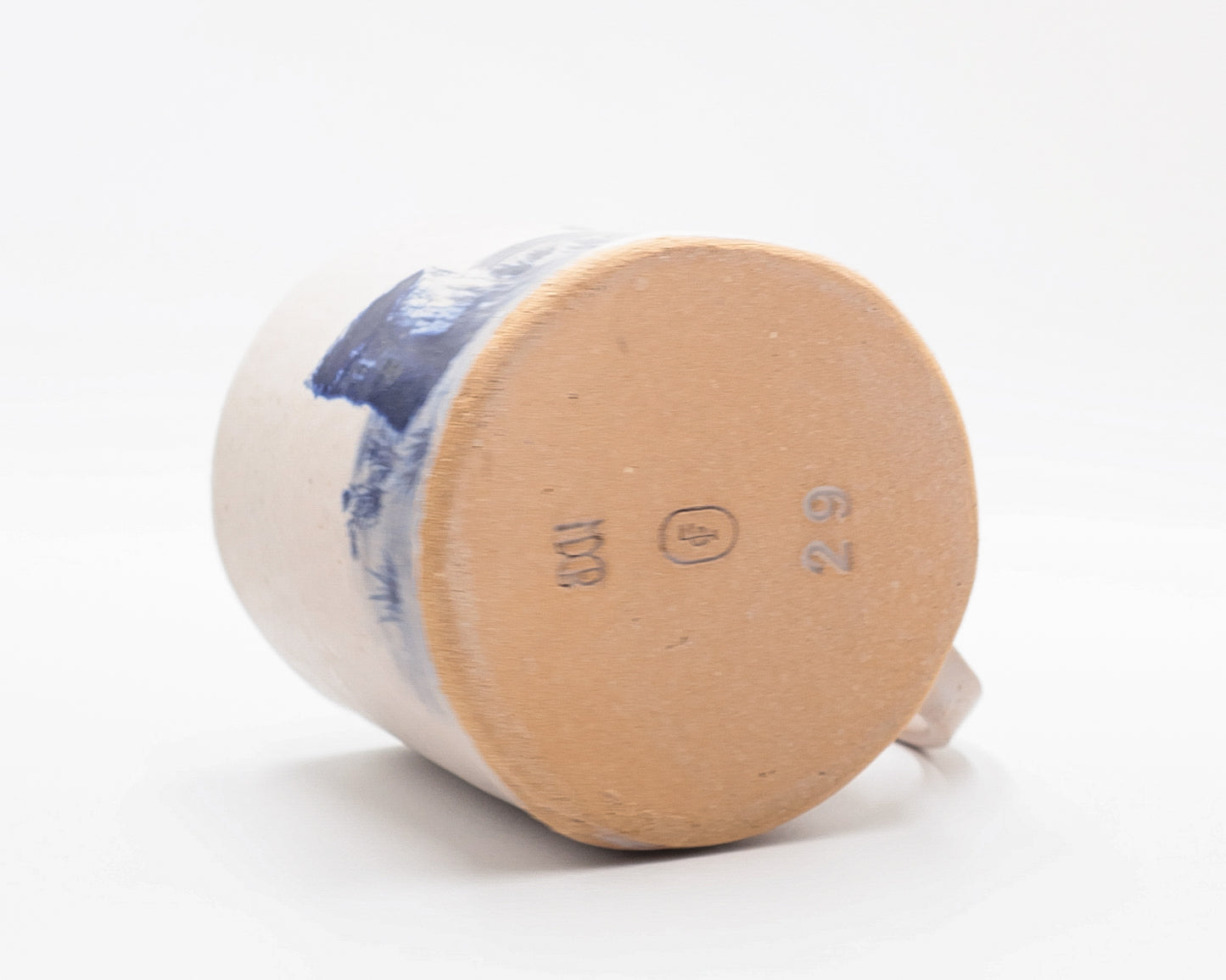 HAND-PAINTED CERAMIC COFFEE MUG - #5282