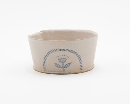 HAND-PAINTED CERAMIC BOWL - #813