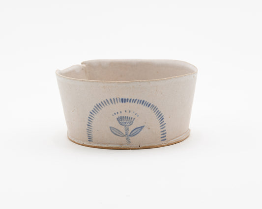 HAND-PAINTED CERAMIC BOWL - #813