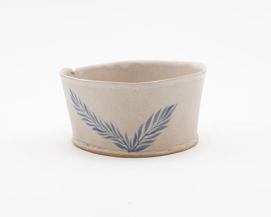 HAND-PAINTED CERAMIC BOWL - #814