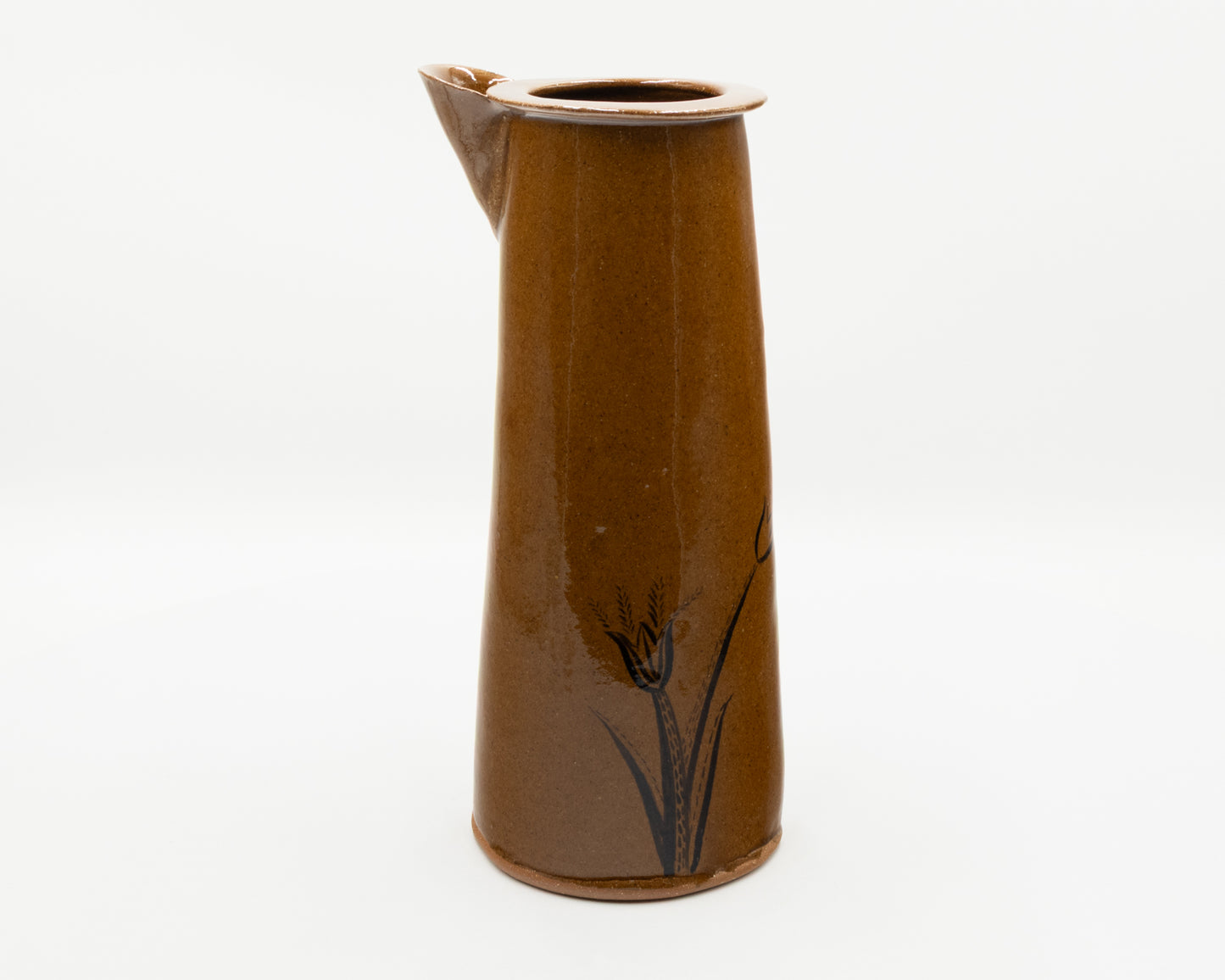 HAND PAINTED CERAMIC CARAFE - #52