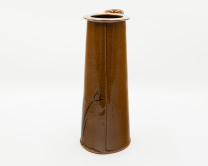 HAND PAINTED CERAMIC CARAFE - #52