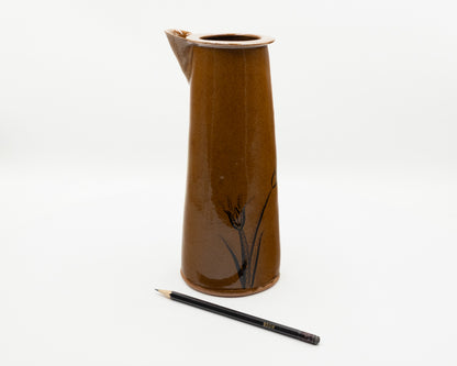 HAND PAINTED CERAMIC CARAFE - #52