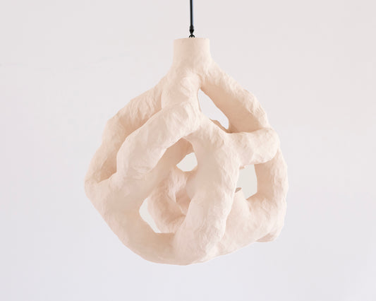HANGING LIGHT SCULPTURE BY JEN WINK HAYS - 5 LIGHT CHANDELIER