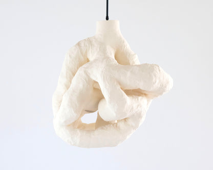 HANGING LIGHT SCULPTURE BY JEN WINK HAYS - 4 LIGHT CHANDELIER