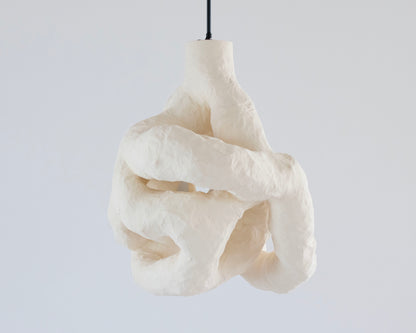 HANGING LIGHT SCULPTURE BY JEN WINK HAYS - 4 LIGHT CHANDELIER