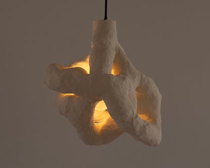 HANGING LIGHT SCULPTURE BY JEN WINK HAYS - 4 LIGHT CHANDELIER