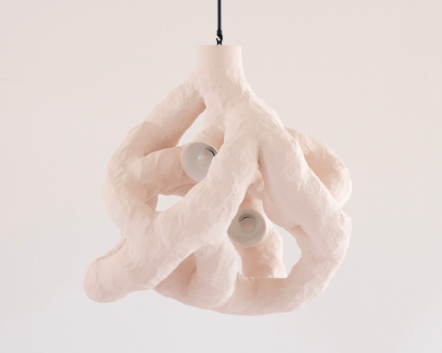 HANGING LIGHT SCULPTURE BY JEN WINK HAYS - 5 LIGHT CHANDELIER