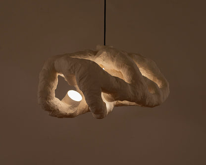 HANGING LIGHT SCULPTURE BY JEN WINK HAYS - 8 LIGHT CHANDELIER
