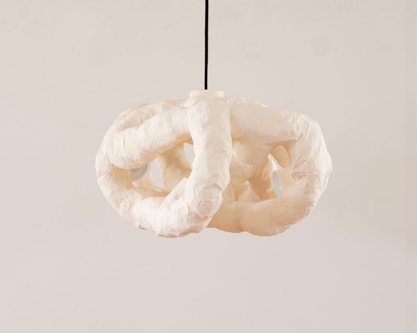 HANGING LIGHT SCULPTURE BY JEN WINK HAYS - 8 LIGHT CHANDELIER