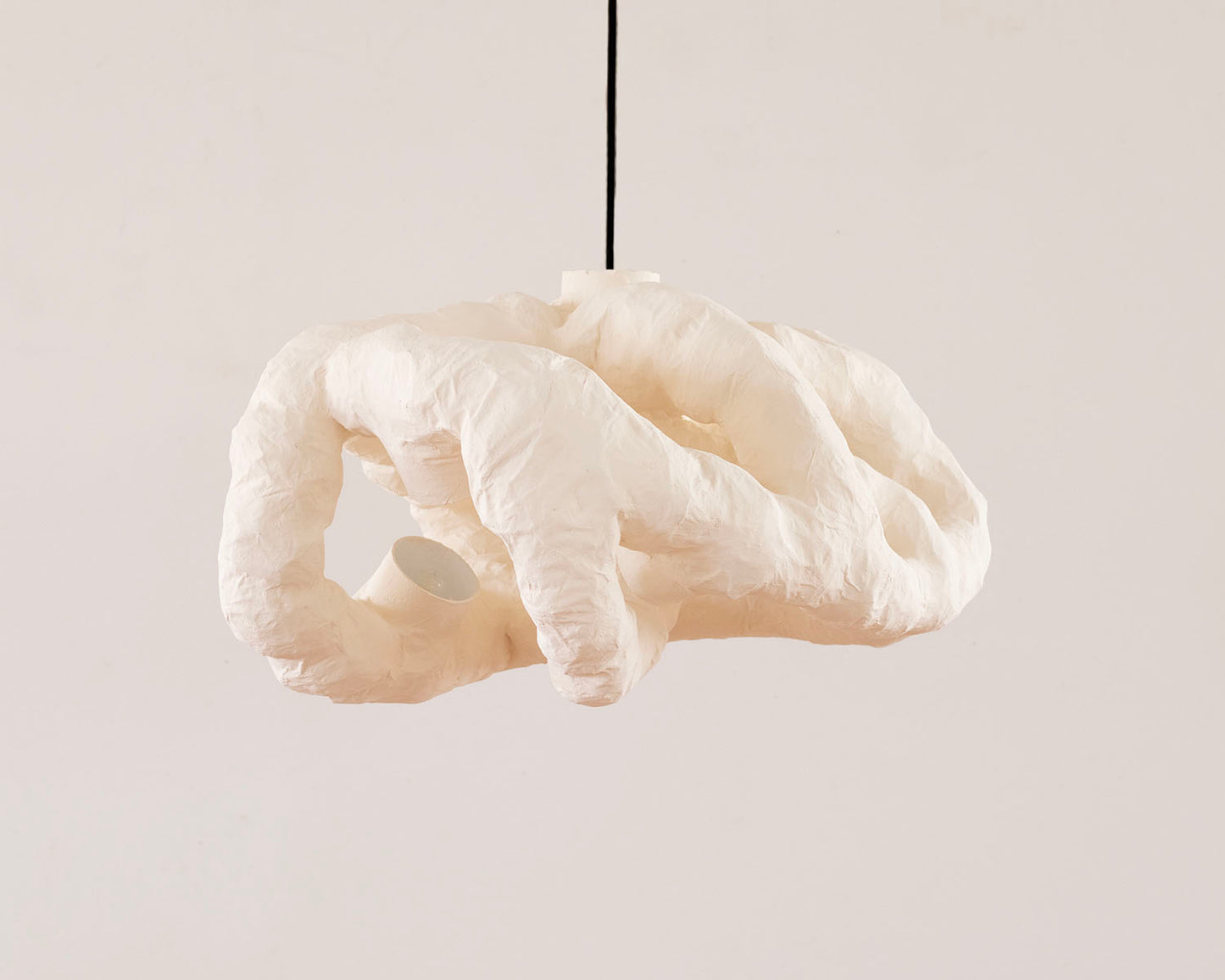 HANGING LIGHT SCULPTURE BY JEN WINK HAYS - 8 LIGHT CHANDELIER