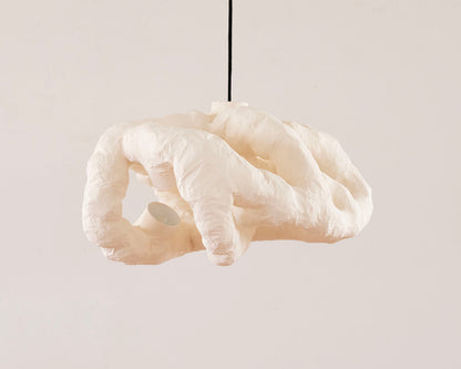 HANGING LIGHT SCULPTURE BY JEN WINK HAYS - 8 LIGHT CHANDELIER
