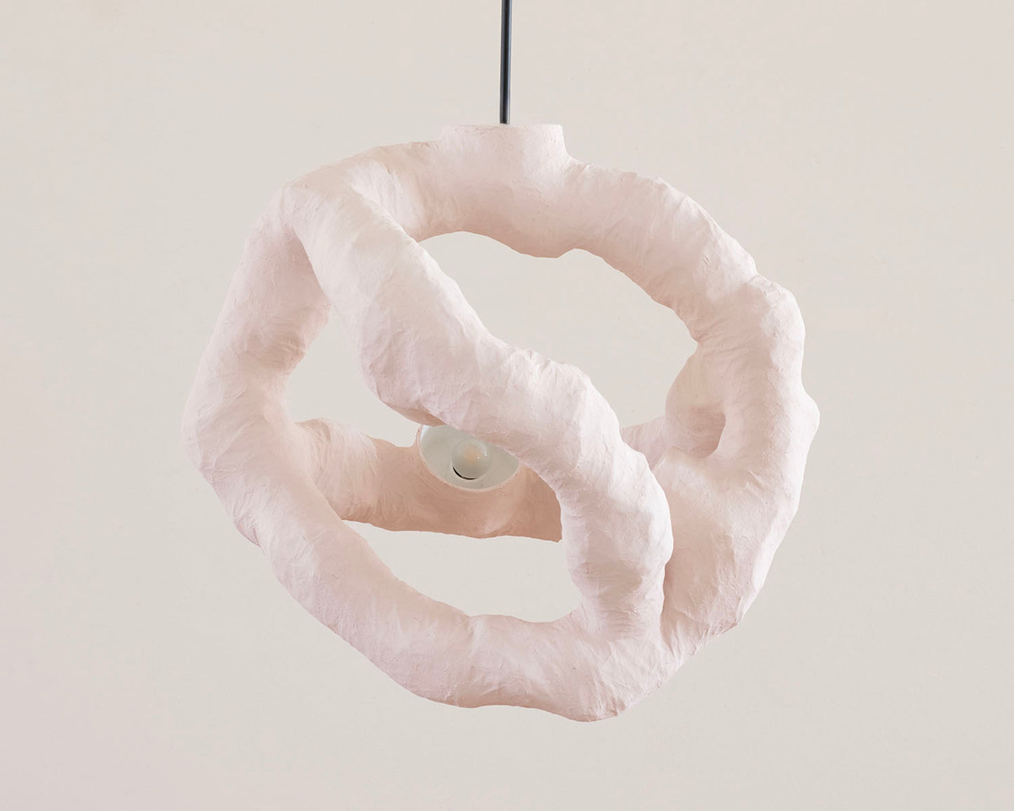 HANGING LIGHT SCULPTURE BY JEN WINK HAYS - 3 LIGHT CHANDELIER