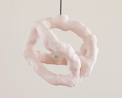 HANGING LIGHT SCULPTURE BY JEN WINK HAYS - 3 LIGHT CHANDELIER