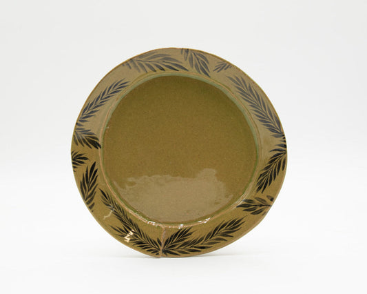 HAND-PAINTED CERAMIC PLATE - #469