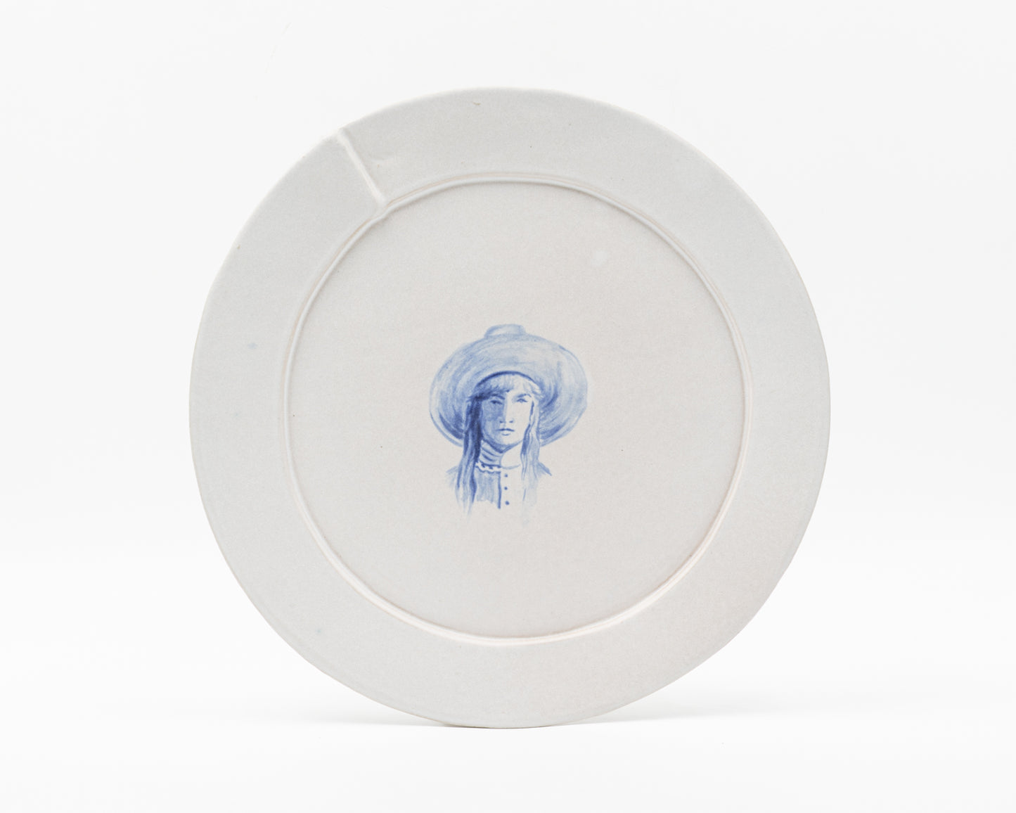 HAND-PAINTED COWBOY DINNER PLATE - #638 (ED. 5/12)