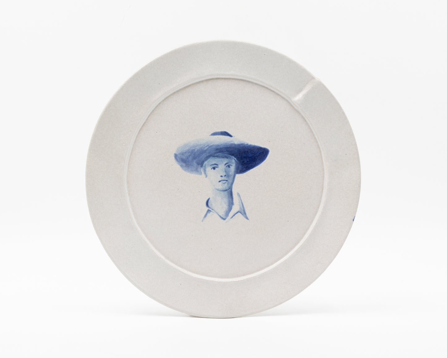 HAND-PAINTED COWBOY DINNER PLATE - #640 (ED. 7/12)