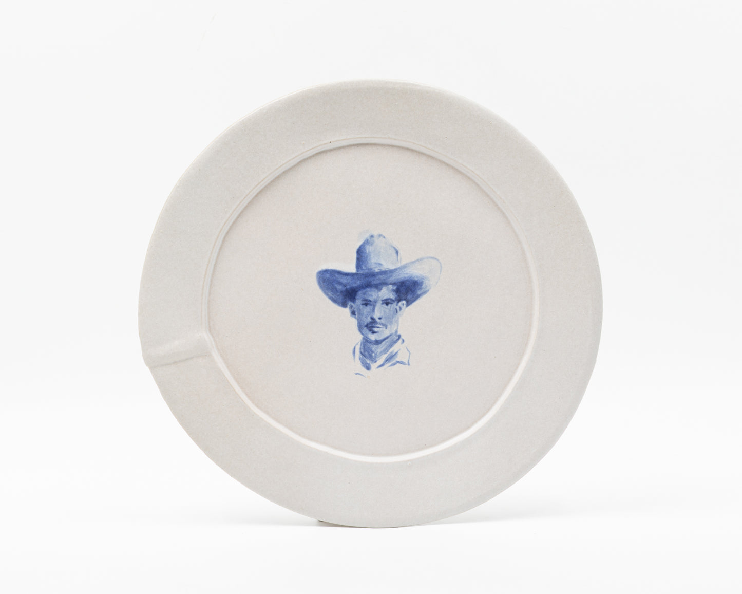 HAND-PAINTED COWBOY DINNER PLATE - #643 (ED. 10/12)