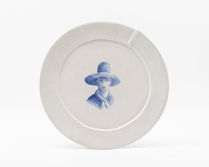 HAND-PAINTED COWBOY DINNER PLATE - #645 (ED. 12/12)