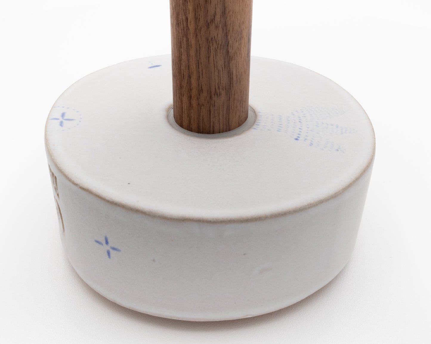 HAND-PAINTED CERAMIC PAPER TOWEL HOLDER - #76