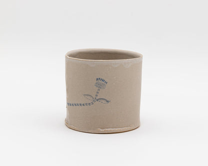 HAND-PAINTED CERAMIC ROCKS CUP - #497
